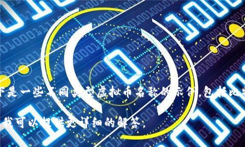 虚拟币的名称通常与其设计初衷、技术背景、市场定位或创始团队有关。以下是一些不同类型虚拟币名称的示例，包括比特币（Bitcoin）、以太坊（Ethereum）、瑞波币（Ripple）、莱特币（Litecoin）等。

如果您有特定的虚拟币名称或想要了解某种虚拟币的相关信息，请告诉我，我可以提供更详细的解答。