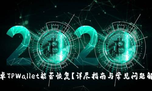 安卓TPWallet能否恢复？详尽指南与常见问题解答